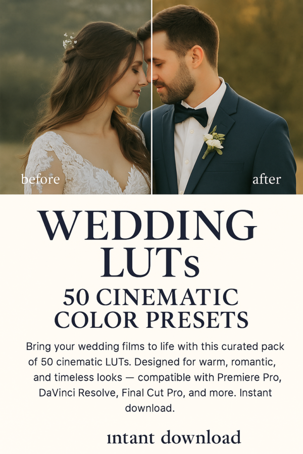 Premiere Pro Color Grading LUT Pack
